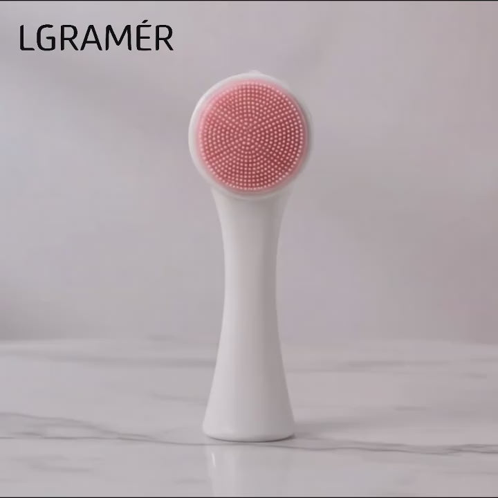 3D Double Silicone Facial Cleansing Brush